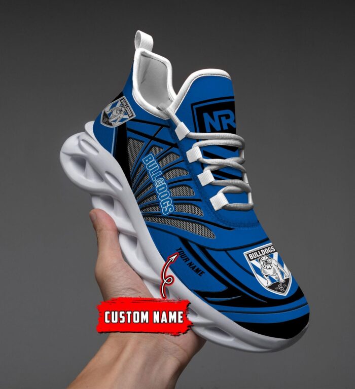 Canterbury Bankstown Bulldogs Custom Name NRL Max Soul Shoes