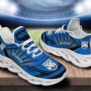 Canterbury Bankstown Bulldogs Custom Name NRL Max Soul Shoes