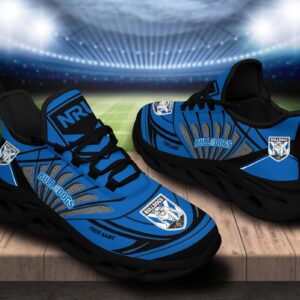 Canterbury Bankstown Bulldogs Custom Name NRL Max Soul Shoes