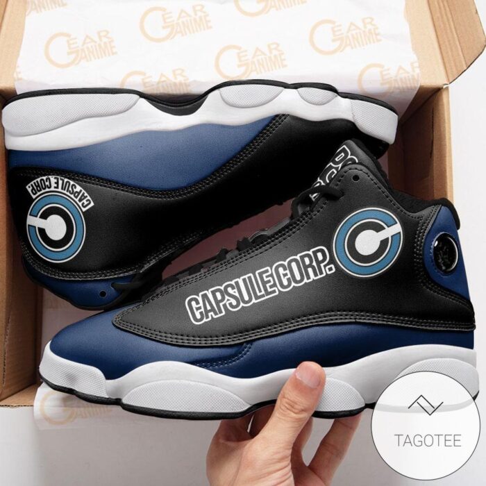 Capsule Corp Sneakers Custom Anime Dragon Ball Air Jordan 13 Shoes