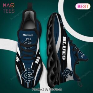 Carlton Blues AFL Black Mix Blue Max Soul Shoes