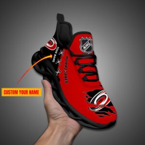 Carolina Hurricanes Personalized NHL Max Soul Shoes