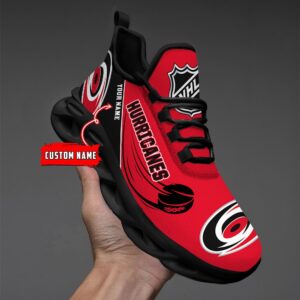 Carolina Hurricanes Personalized NHL New Max Soul Shoes