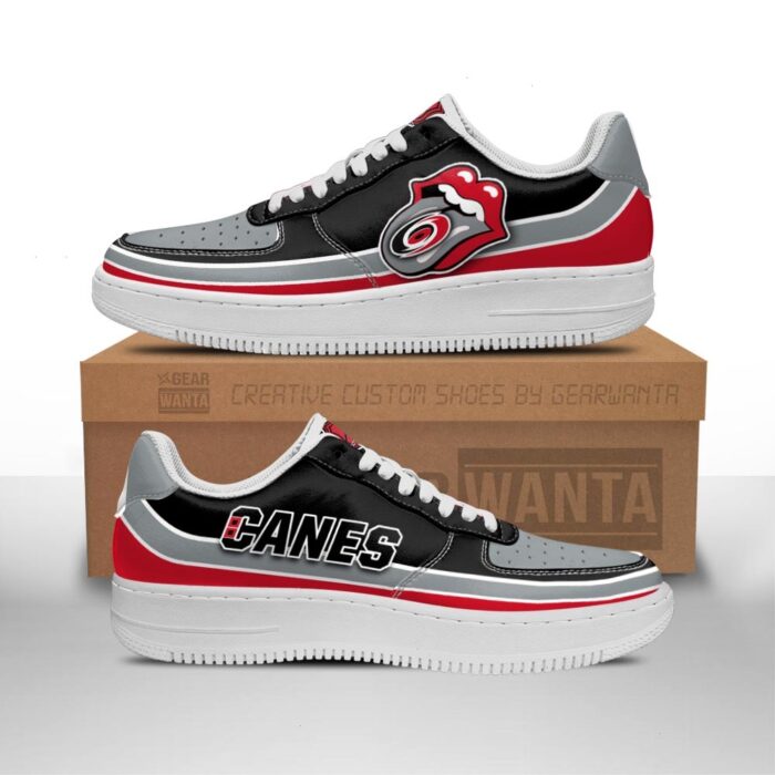 Carolina Hurricanes Sneakers Custom Force Shoes Sexy Lips For Fans