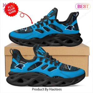 Carolina Panthers Custom Name NFL Max Soul Shoes