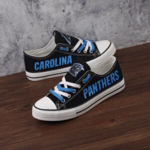 Carolina Panthers Custom Shoes Low Top Canvas Shoes