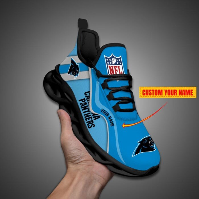 Carolina Panthers NFL Customized Unique Max Soul Shoes