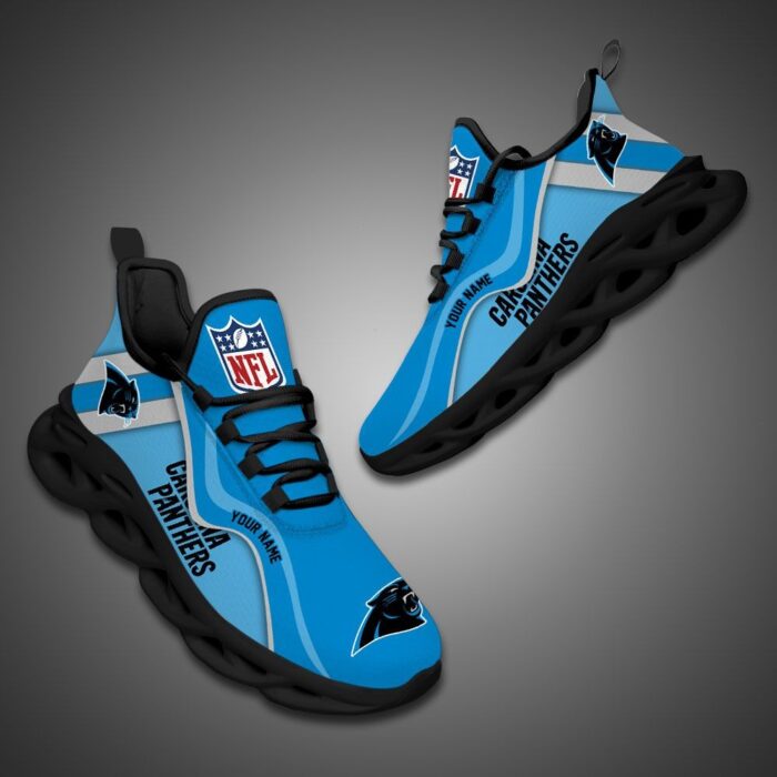 Carolina Panthers NFL Customized Unique Max Soul Shoes