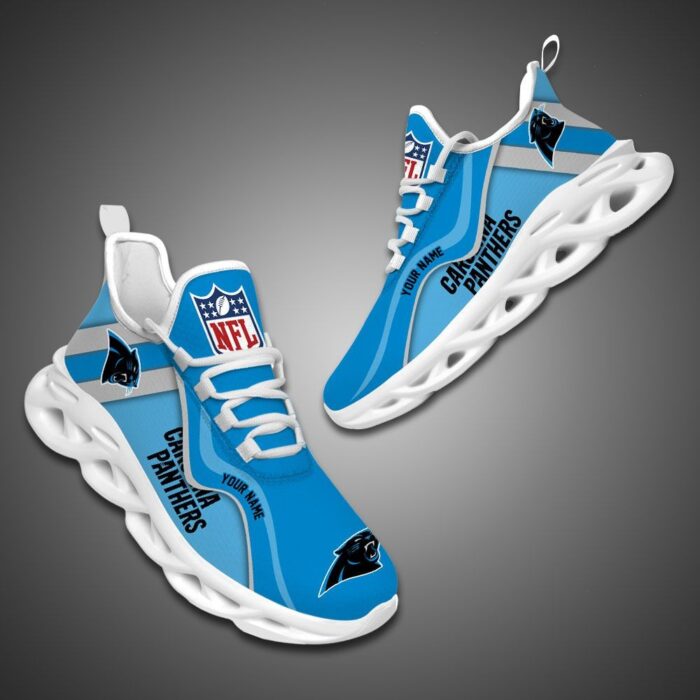 Carolina Panthers NFL Customized Unique Max Soul Shoes