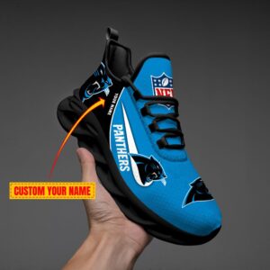 Carolina Panthers Personalized Luxury NFL Max Soul Shoes 281122