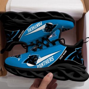 Carolina Panthers Personalized Luxury NFL Max Soul Shoes 281122