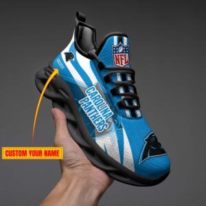 Carolina Panthers Personalized Max Soul Shoes