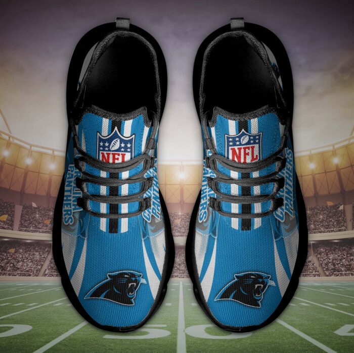 Carolina Panthers Personalized Max Soul Shoes