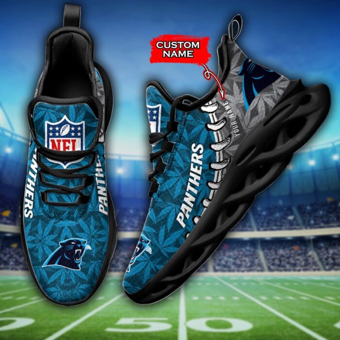 Carolina Panthers Personalized Max Soul Shoes for Fan