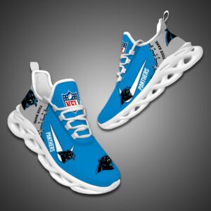 Carolina Panthers Personalized NFL Max Soul Shoes