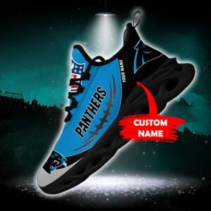 Carolina Panthers Personalized NFL Max Soul Shoes Fan Gift