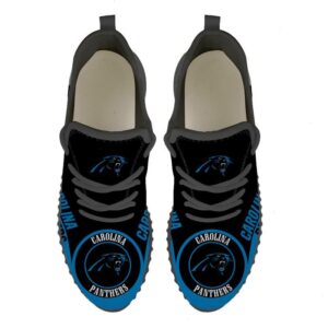 Carolina Panthers Sneakers Big Logo Yeezy Shoes Art 1946