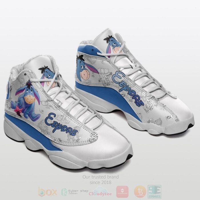 Cartoon Eeyore Winnie The Pooh Eeyore Air Jordan 13 Shoes