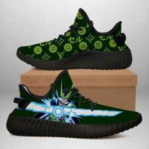 Cell Yeezy Shoes Fashion Dragon Ball Z Shoes Fan Ver 1