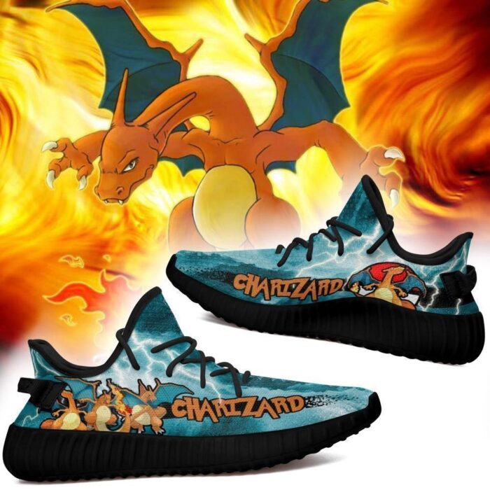 Charizard Yeezy Shoes Pokemon Art 100