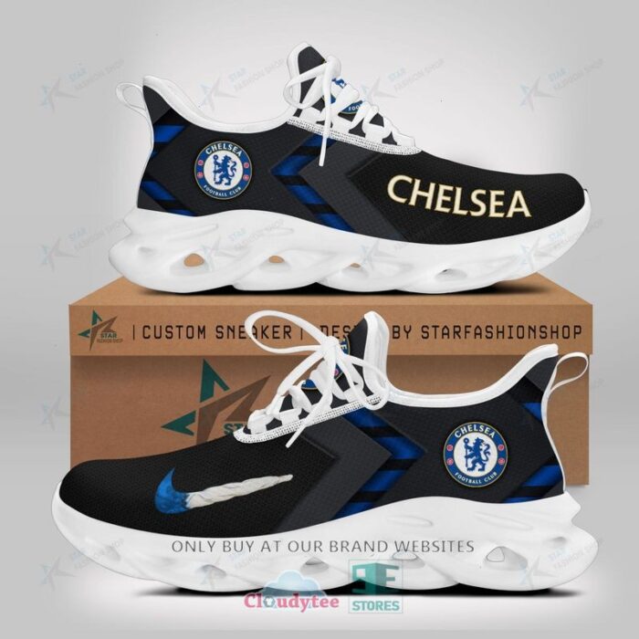 Chelsea FC Black Blue Max Soul Shoes