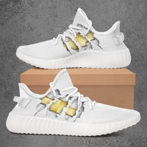 Chevrolet Car Yeezy Sneakers Shoes White