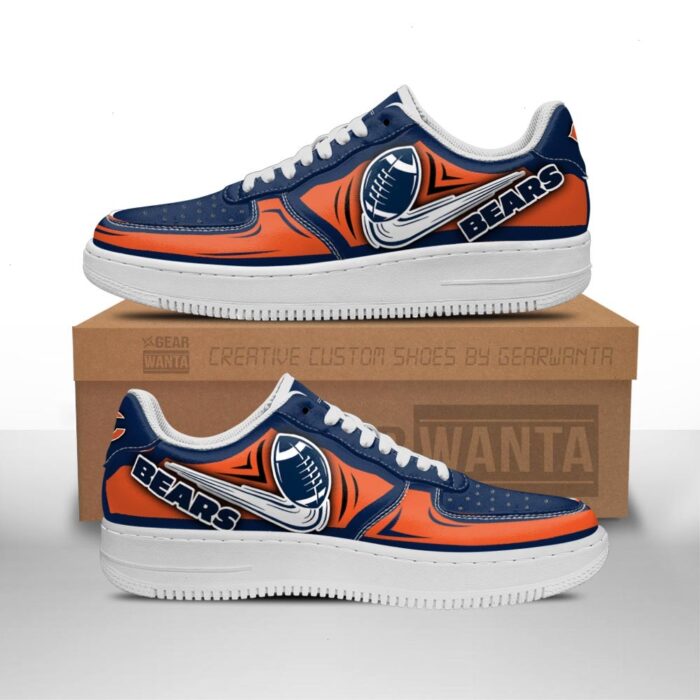 Chicago Bears Air Sneakers Custom For Bears Fans