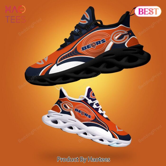 Chicago Bears NFL Blue Mix Orange Max Soul Shoes Fan Gift