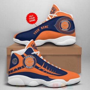 Chicago Bears Nfl Football Team Custom Name Air Jordan 13 Shoes