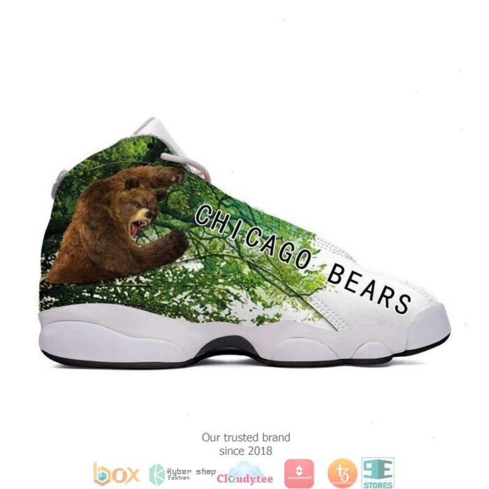 Chicago Bears Nfl Nature Bear Air Jordan 13 Sneaker Shoes