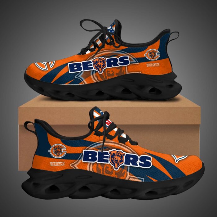 Chicago Bears Personalized Max Soul Shoes