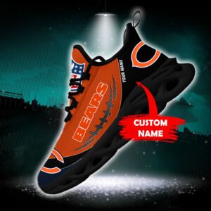 Chicago Bears Personalized NFL Max Soul Shoes