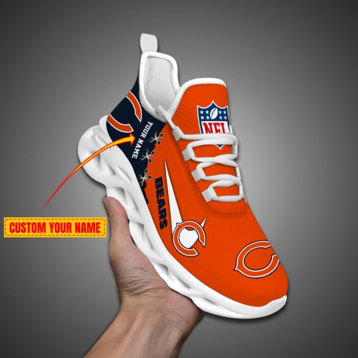 Chicago Bears Personalized NFL Max Soul Shoes Fan Gift