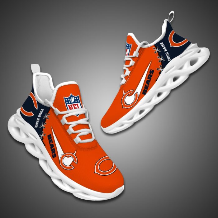 Chicago Bears Personalized NFL Max Soul Shoes Fan Gift