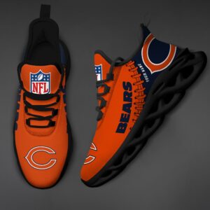 Chicago Bears Personalized NFL Max Soul Shoes Ver 2