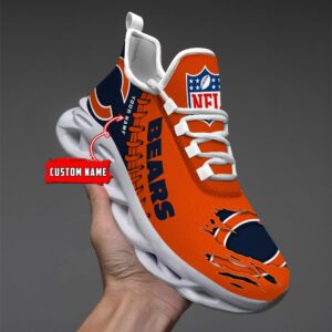 Chicago Bears Personalized NFL Max Soul Shoes for NFL Fan