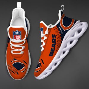 Chicago Bears Personalized NFL Max Soul Shoes for NFL Fan