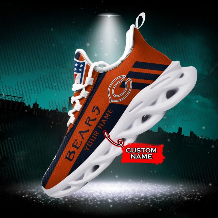 Chicago Bears Personalized NFL Max Soul Sneaker