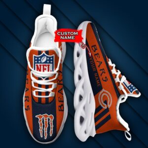 Chicago Bears Personalized NFL Max Soul Sneaker