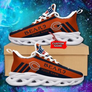 Chicago Bears Personalized NFL Max Soul Sneaker