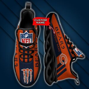 Chicago Bears Personalized NFL Max Soul Sneaker