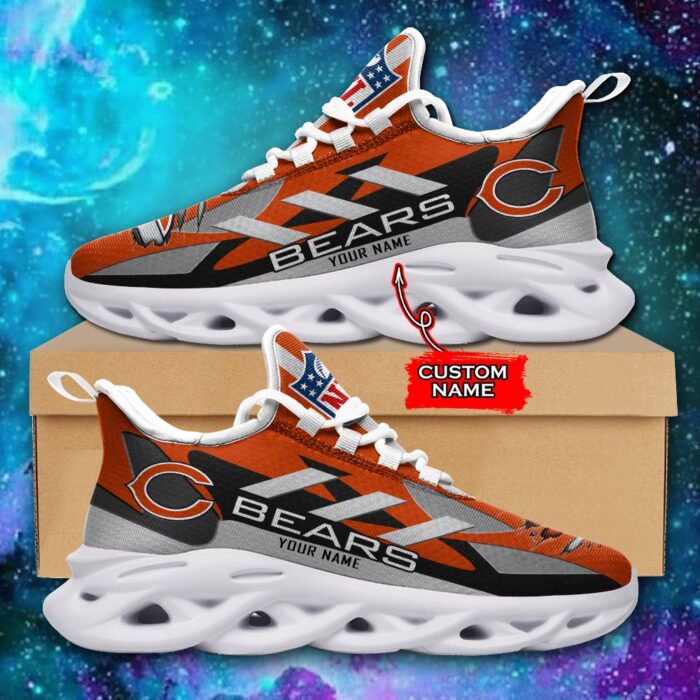 Chicago Bears Personalized NFL Max Soul Sneaker Ver 1