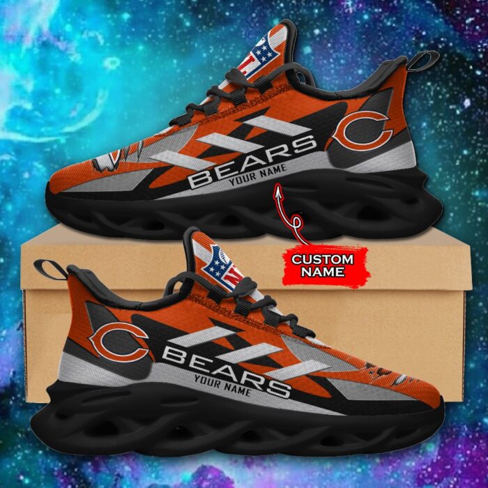 Chicago Bears Personalized NFL Max Soul Sneaker Ver 1