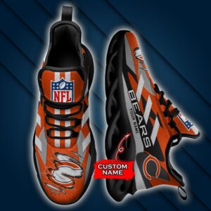 Chicago Bears Personalized NFL Max Soul Sneaker Ver 1