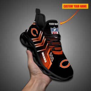 Chicago Bears Personalized NFL Metal Style Design Max Soul Shoes