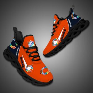 Chicago Bears Personalized Pride Month Luxury NFL Max Soul Shoes Ver 2