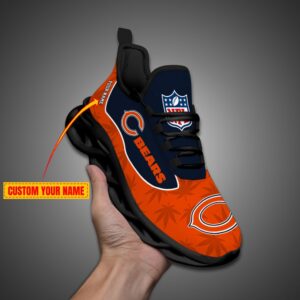 Chicago Bears Personalized Weed Limited Edition Max Soul Shoes