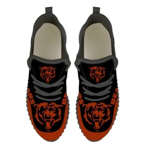 Chicago Bears Sneakers Big Logo Yeezy Shoes Art 496