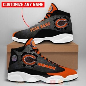 Chicago Bears Team Nfl Custom Name Air Jordan 13 Shoes