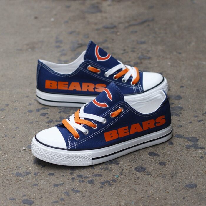 Chicago Bears Women's Shoes Low Top Canvas Shoes